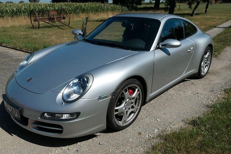 Silber Gebraucht 2008 Porsche 911 Carrera 4S Coupé | 43.210 € (Superpreis) - Bild 1/4