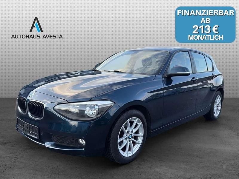 Blau Gebraucht 2015 BMW 116 Sport Line Kleinwagen | 14.790 € (Fairer Preis) - Bild 1/3