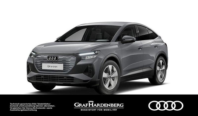 Grau Gebraucht 2022 Audi Q4 Sportback e-tron SUV | 29.980 € (Guter Preis) - Bild 1/4