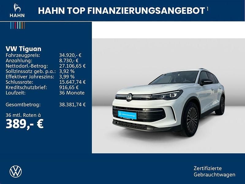 Gebraucht VW Tiguan Goal 150 PS (110 kW) 2025 Weiß SUV