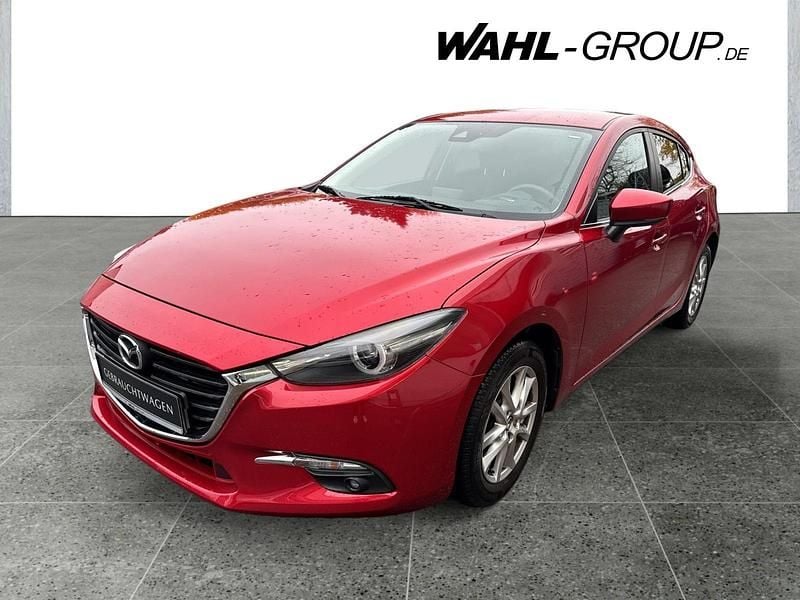 Rot Gebraucht 2017 Mazda 3 Exclusive-Line Limousine | 13.290 € (Guter Preis) - Bild 1/4