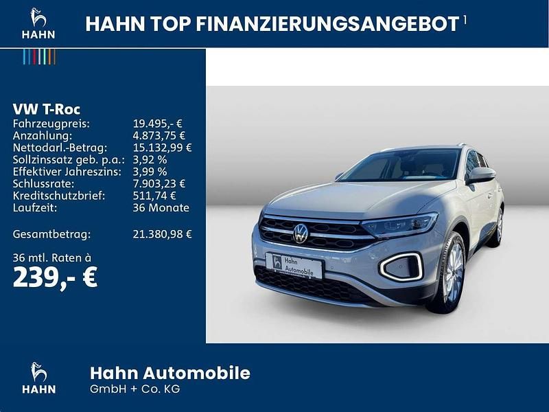 Gebraucht VW T-Roc Style 110 PS (80 kW) 2022 Ascotgrau SUV