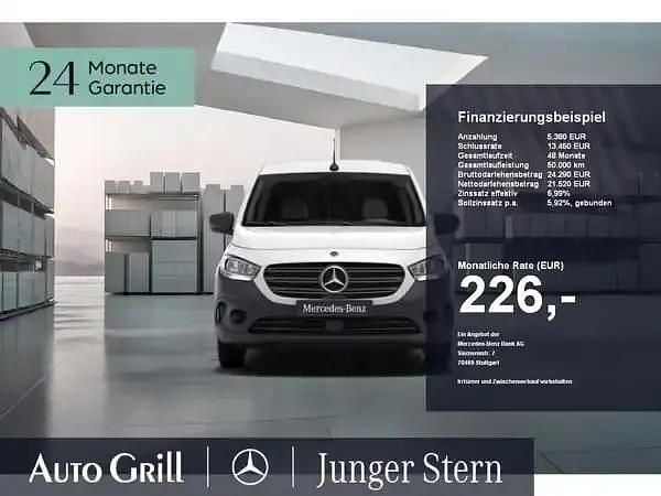 Arktikweiss Gebraucht 2024 Mercedes Citan 108 Van | 26.900 € (Teuer) - Bild 1/4