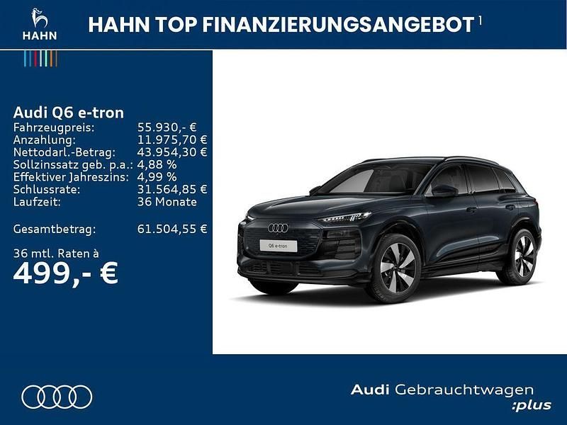 Gebraucht Audi Q6 e-tron Ambiente 185 kW (252 PS) 2025 Manhattangrau metallic SUV
