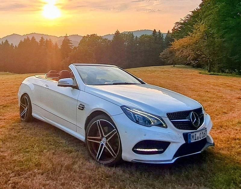 Weiß Gebraucht 2013 Mercedes E300 AMG Cabrio | 24.900 € (Teuer) - Bild 1/4