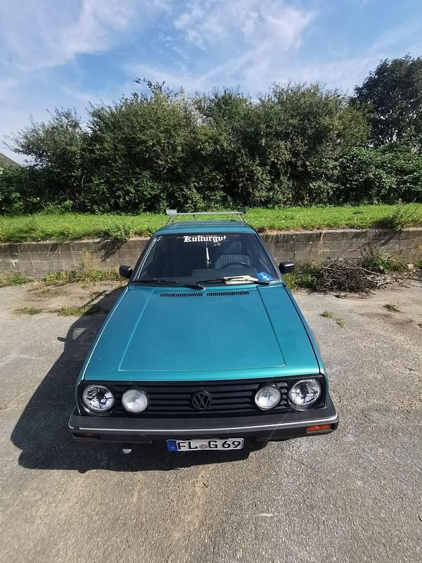 Grün Gebraucht 1990 VW Golf II Coupé | 2.600 € - Bild 1/4