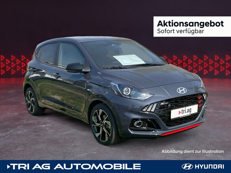 Aurora grey / met Neu 2025 Hyundai i10 N Line Kleinwagen | 18.990 € (Guter Preis) - Bild 1/4