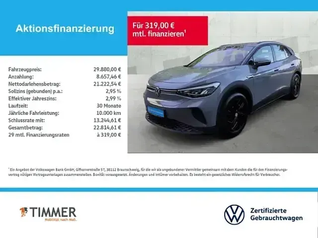Gebraucht VW ID.4 Pro Performance 150 kW (204 PS) 2022 Grau SUV