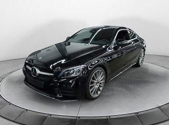 Schwarz Gebraucht 2018 Mercedes C300 AMG line Coupé | 26.799 € (Fairer Preis) - Bild 1/4