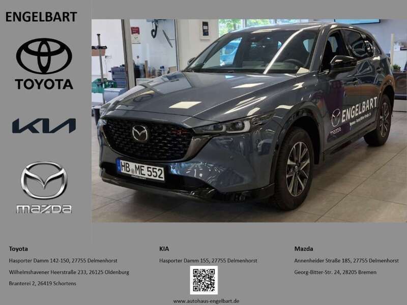 Polymetal grey Gebraucht 2023 Mazda CX-5 Homura-Line SUV | 39.995 € (Fairer Preis) - Bild 1/4