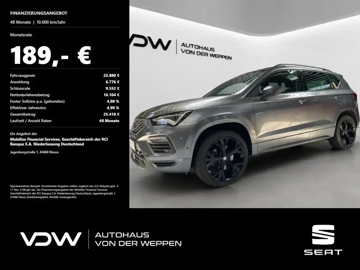 Gebraucht Seat Ateca 4Drive 190 PS (139 kW) 2023 SUV
