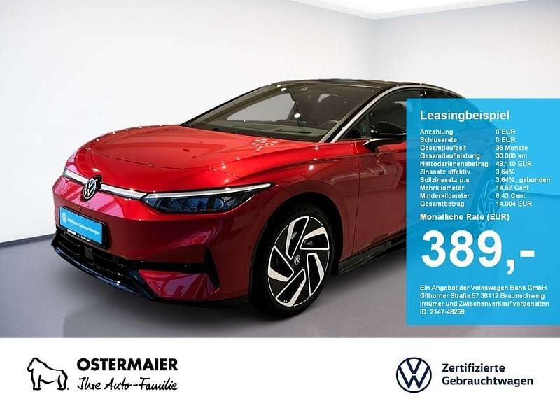 Kings red metallic Gebraucht 2025 VW ID.7 Pro SUV | 48.110 € (Fairer Preis) - Bild 1/4