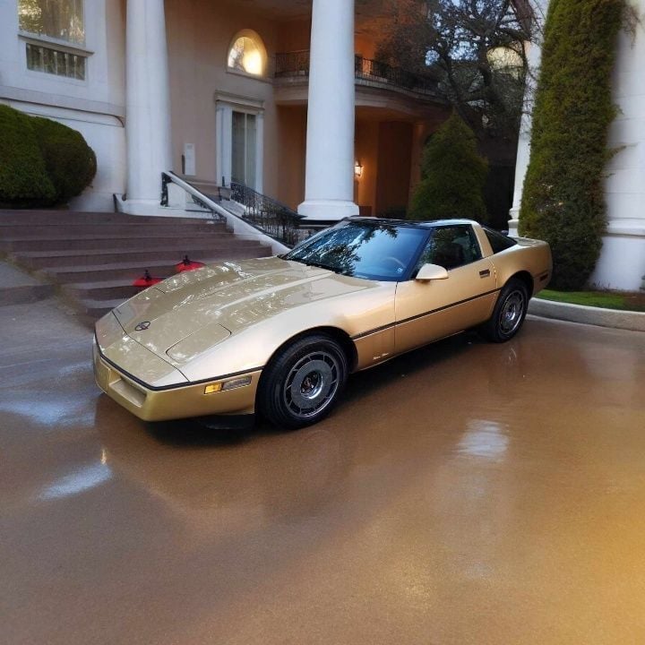 Gold Gebraucht 1985 Corvette C4 Cabrio | 13.500 € - Bild 1/4