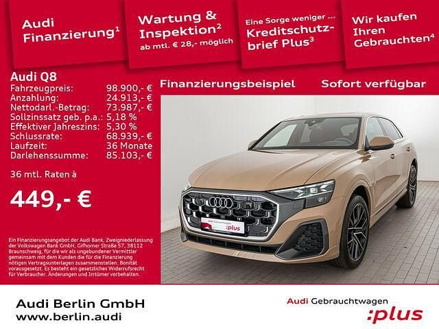 Gebraucht Audi Q8 Ambiente 286 PS (210 kW) 2024 Sakhirgold metallic SUV