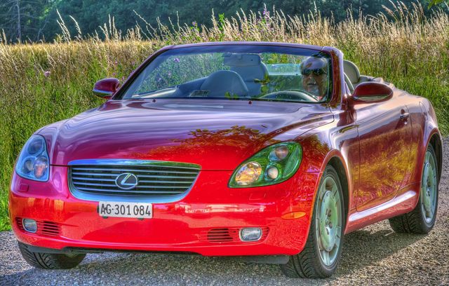 Gebraucht Lexus SC430 389 PS (286 kW) 2003 Rot Cabrio