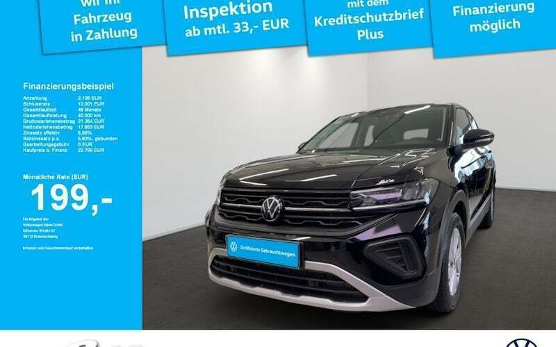 Deep black perleffekt Neu 2024 VW T-Cross Goal SUV | 22.799 € (Etwas zu teuer) - Bild 1/3