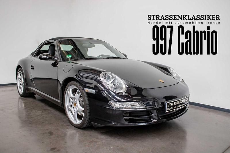 Schwarz Gebraucht 2005 Porsche 911 Carrera Cabriolet Cabrio | 49.999 € (Guter Preis) - Bild 1/4
