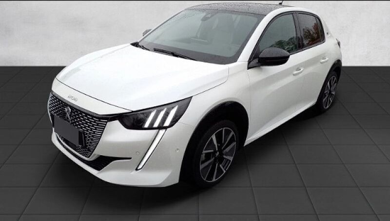 Weiss Gebraucht 2020 Peugeot e-208 GT Kleinwagen | 22.649 € (Teuer) - Bild 1/4