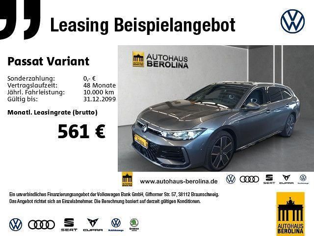Grau Neu 2025 VW Passat R-line Kombi | 47.222 € (Superpreis) - Bild 1/4