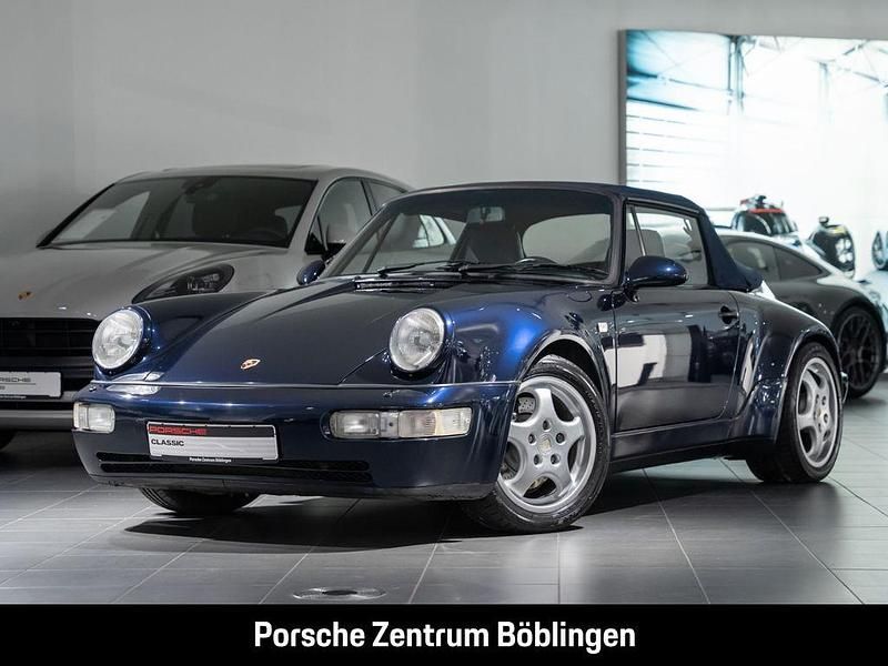 Blau Gebraucht 1993 Porsche 911 Carrera Cabriolet Cabrio | 124.880 € - Bild 1/4