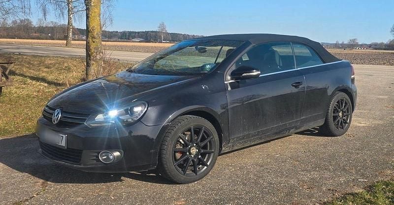Gebraucht VW Golf Cabriolet 105 PS (77 kW) 2012 Schwarz Cabrio