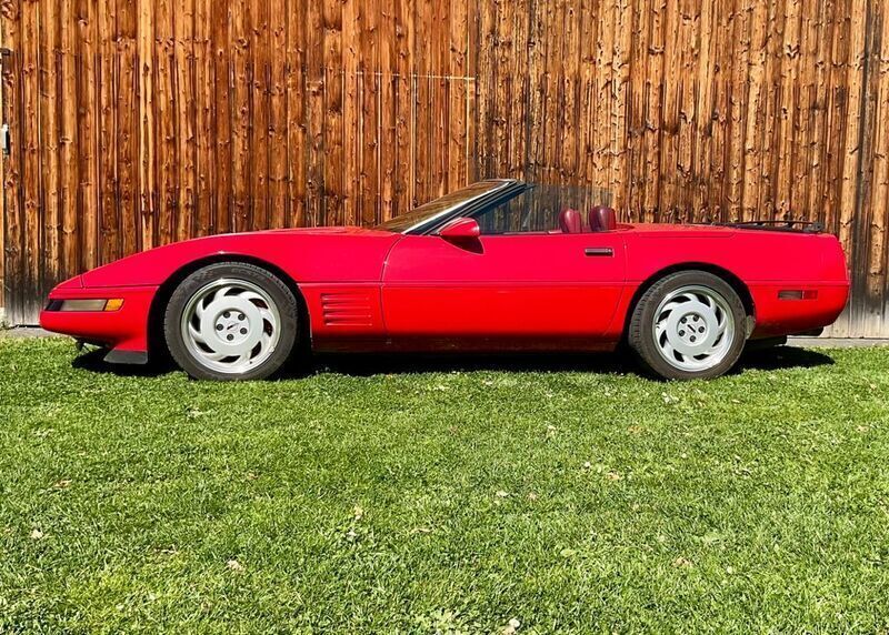 Rot Gebraucht 1992 Corvette C4 Cabrio | 20.200 € - Bild 1/4