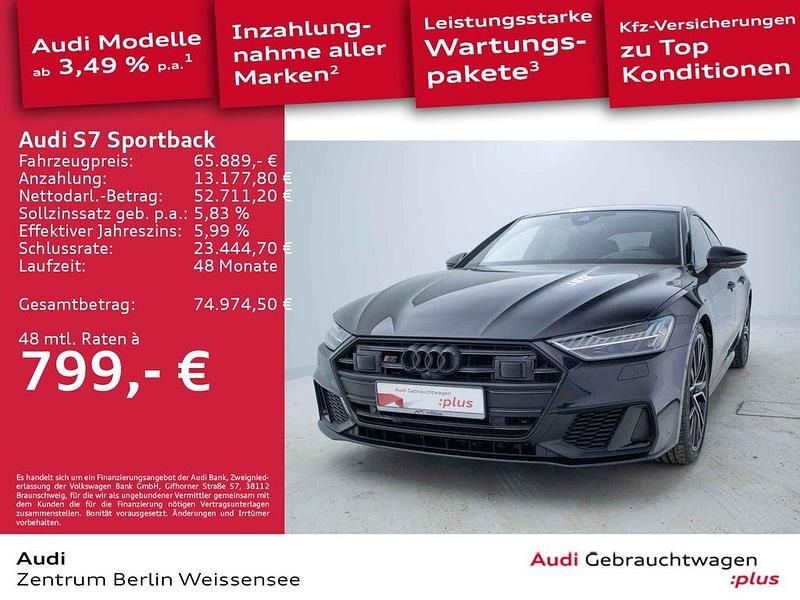 Gebraucht Audi S7 Sportback Sport 344 PS (253 kW) 2023 Schwarz Kleinwagen
