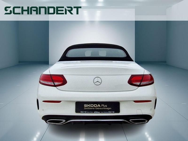 Gebraucht Mercedes C220 194 PS (142 kW) 2020 Polarweiss Cabrio