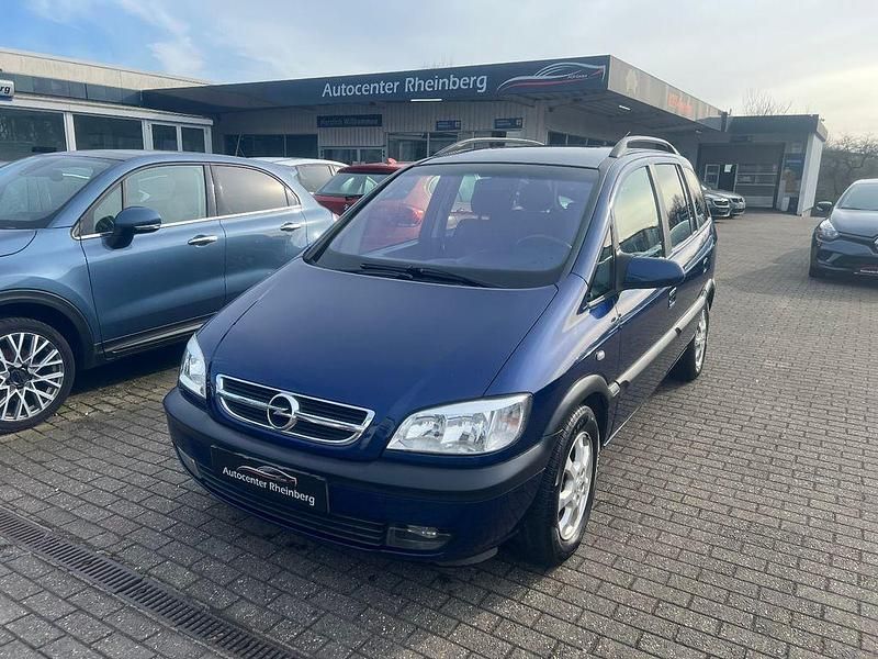 Blau Gebraucht 2004 Opel Zafira Njoy Van / Kleinbus | 3.499 € (Teuer) - Bild 1/4