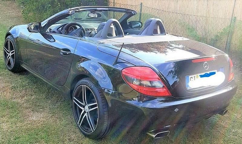Schwarz Gebraucht 2010 Mercedes SLK200 Cabrio | 9.500 € (Superpreis) - Bild 1/4