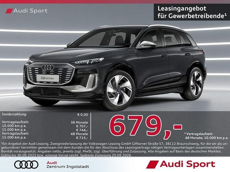 Magnetgrau Neu 2024 Audi SQ6 e-tron Ambiente SUV | 78.950 € (Teuer) - Bild 1/3