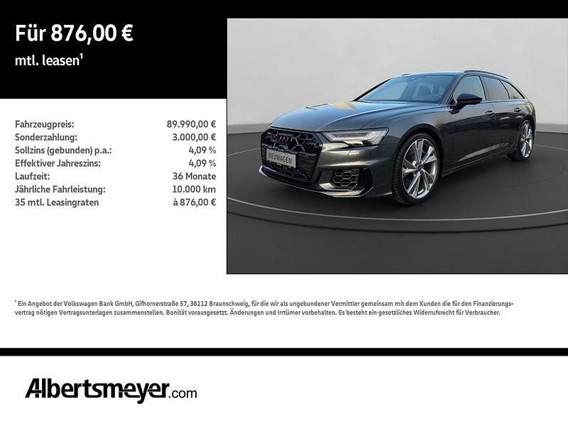 Mythosschwarz metallic Gebraucht 2024 Audi S6 Ambiente Kombi | 89.990 € (Teuer) - Bild 1/4