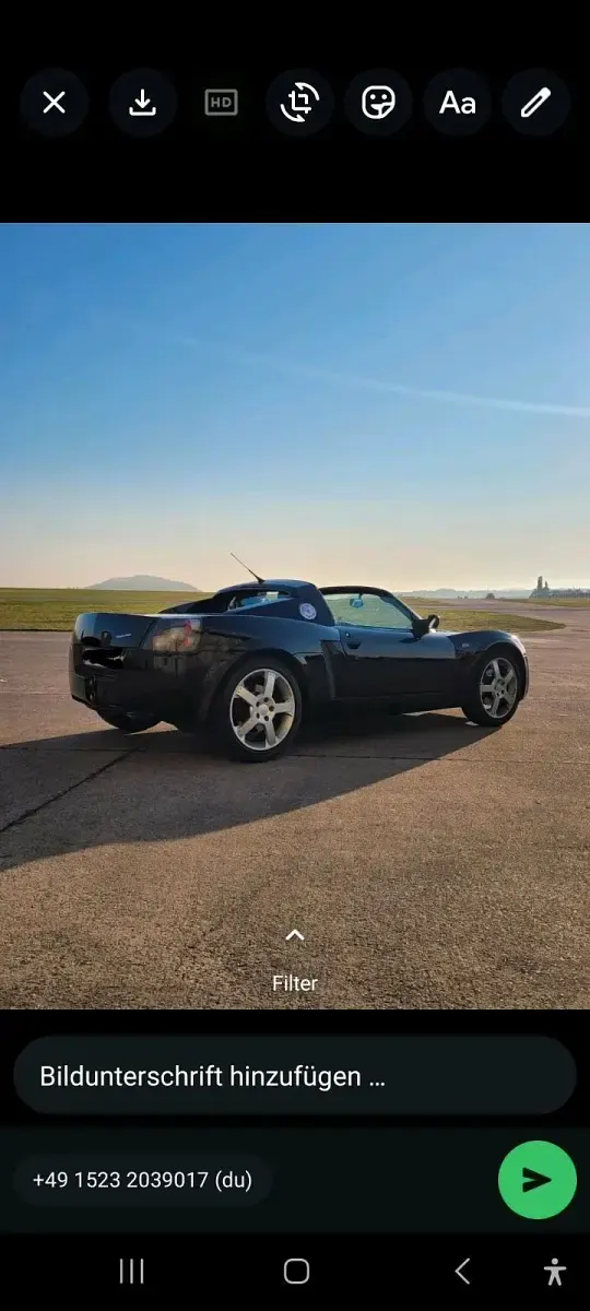 Gebraucht Opel Speedster 148 PS (108 kW) 2002 Schwarz Cabrio