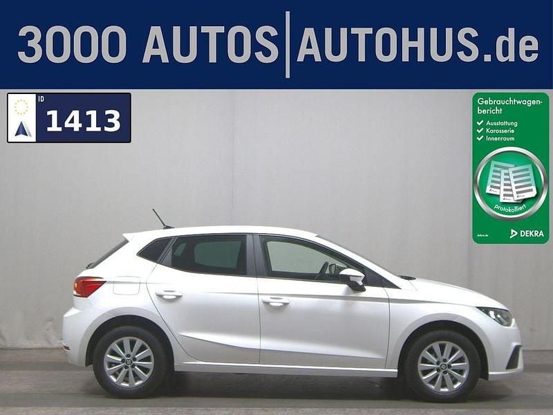 Candy weiss Gebraucht 2021 Seat Ibiza Style Limousine | 12.980 € (Superpreis) - Bild 1/4