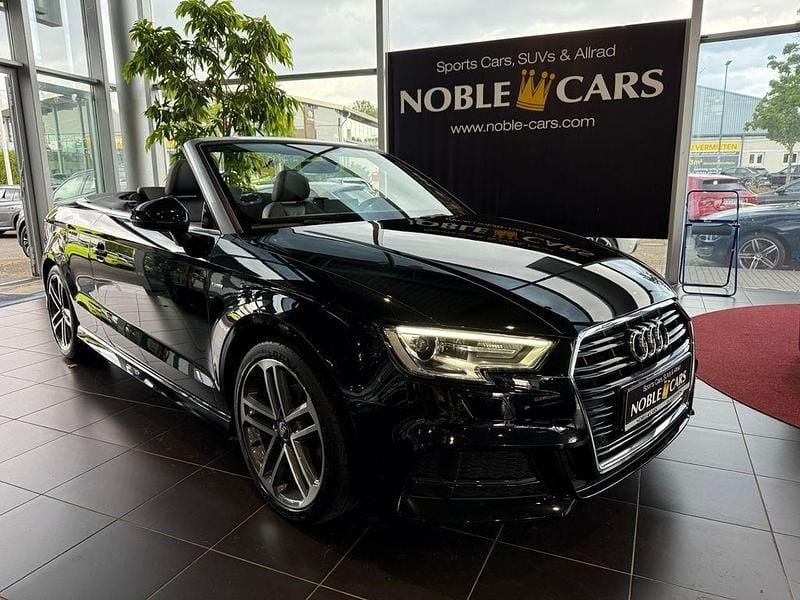 Mythosschwarz metallic (metallic) Gebraucht 2019 Audi A3 Cabriolet Competition Cabrio | 29.690 € (Teuer) - Bild 1/4