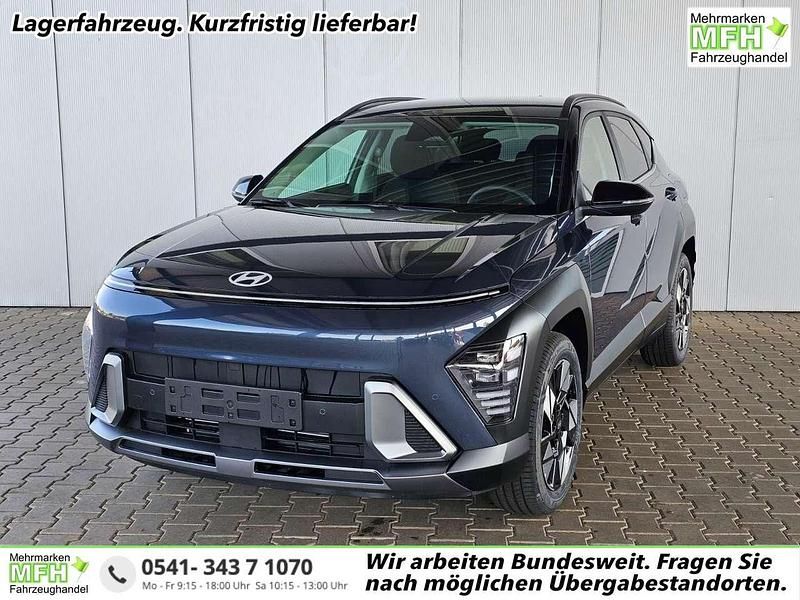 Denim blue Gebraucht 2024 Hyundai Kona GO! SUV | 28.750 € (Superpreis) - Bild 1/4