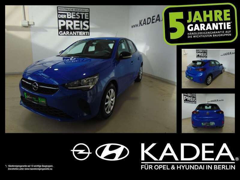 Perl blau/voltaik blau Gebraucht 2022 Opel Corsa Edition Kleinwagen | 12.150 € (Guter Preis) - Bild 1/4