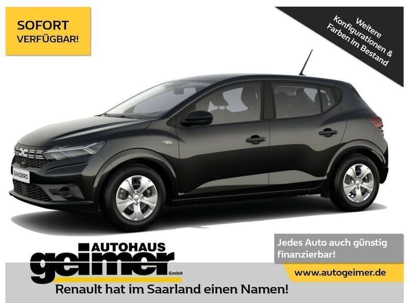 Schwarz Neu 2024 Dacia Sandero Essentiel Kleinwagen | 15.990 € (Guter Preis) - Bild 1/4