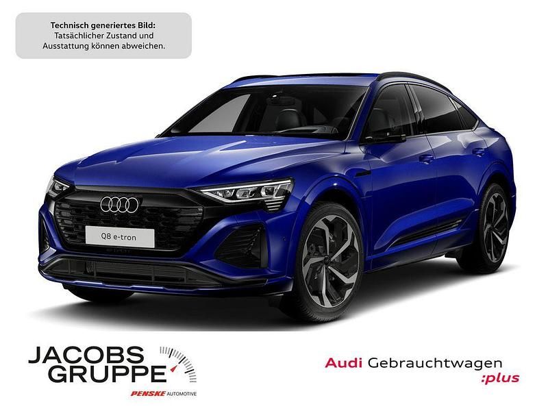 Gebraucht Audi Q8 e-tron S-Line 300 kW (408 PS) 2024 Ultrablau SUV