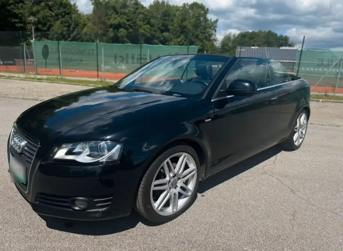 Gebraucht Audi A3 Cabriolet S-Line 160 PS (117 kW) 2010 Schwarz Cabrio