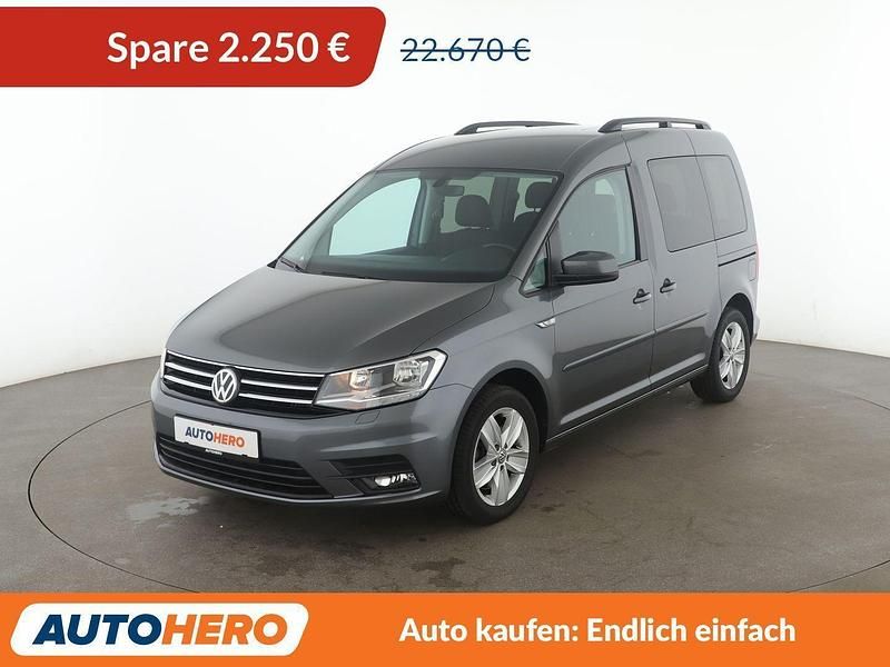 Grau Gebraucht 2019 VW Caddy Comfortline Van / Kleinbus | 20.420 € (Etwas zu teuer) - Bild 1/3