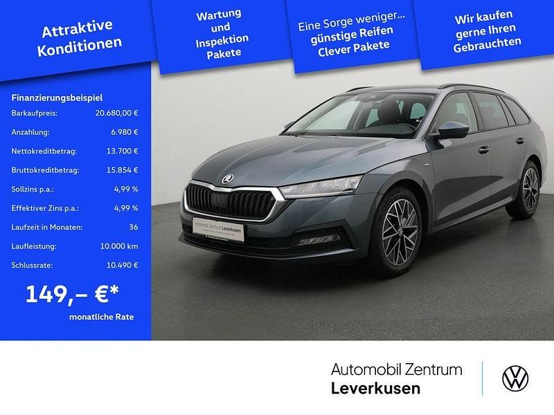 Grau Gebraucht 2021 Skoda Octavia Clever Kombi | 20.680 € (Fairer Preis) - Bild 1/4