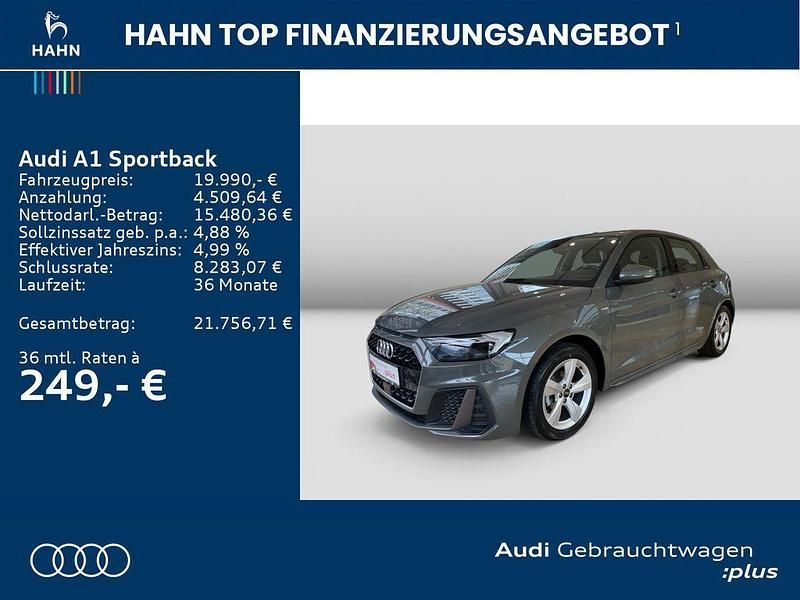 Gebraucht Audi A1 Sportback S-Line 95 PS (69 kW) 2023 Grau Kleinwagen