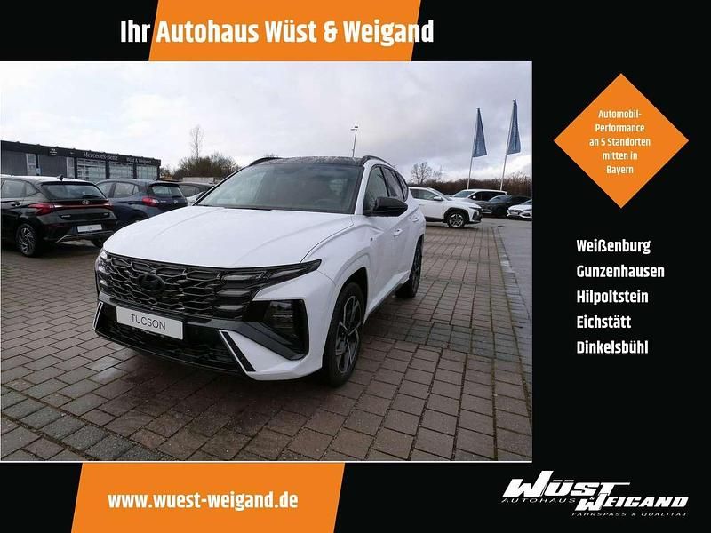 Weiß Gebraucht 2024 Hyundai Tucson N Line SUV | 41.999 € (Fairer Preis) - Bild 1/4