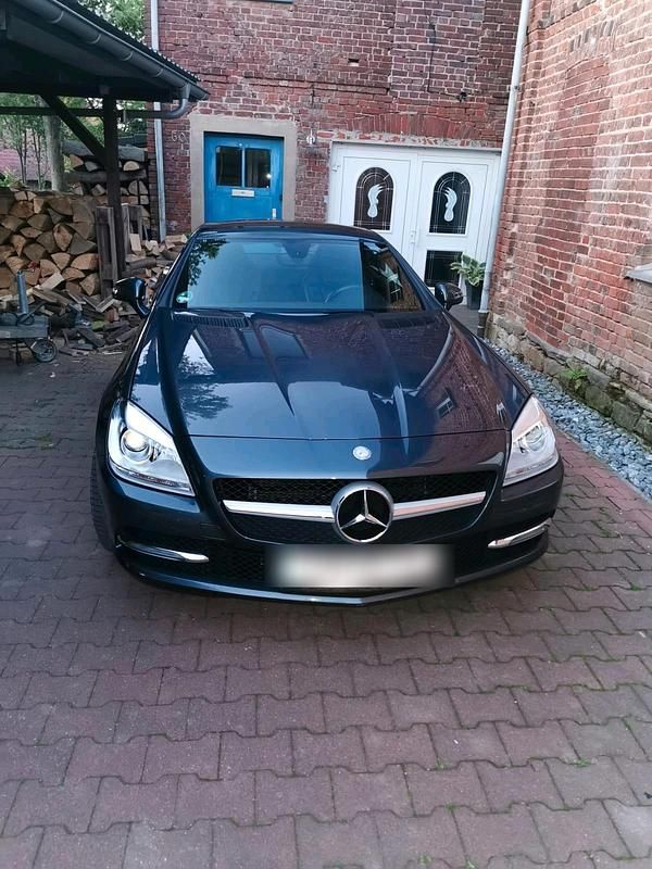 Gebraucht Mercedes SLK200 2012 Blau Cabrio