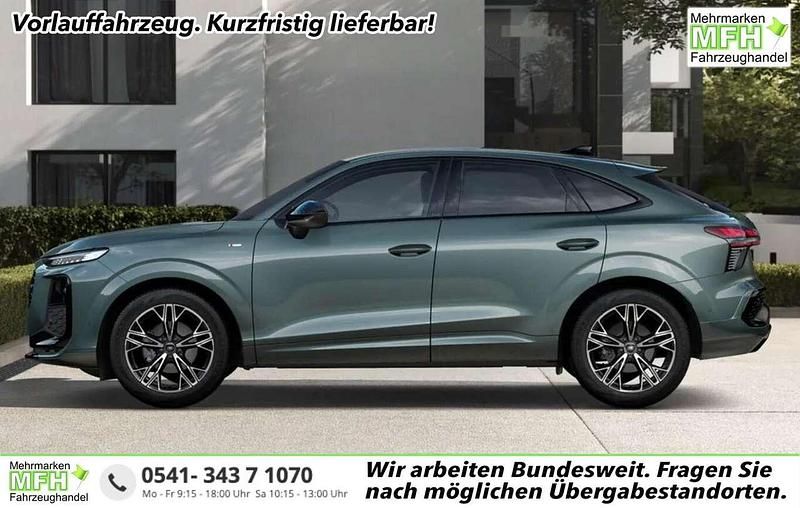 Neu Audi Q3 Sportback S-Line 150 PS (110 kW) 2025 Salbeigrün metallic SUV