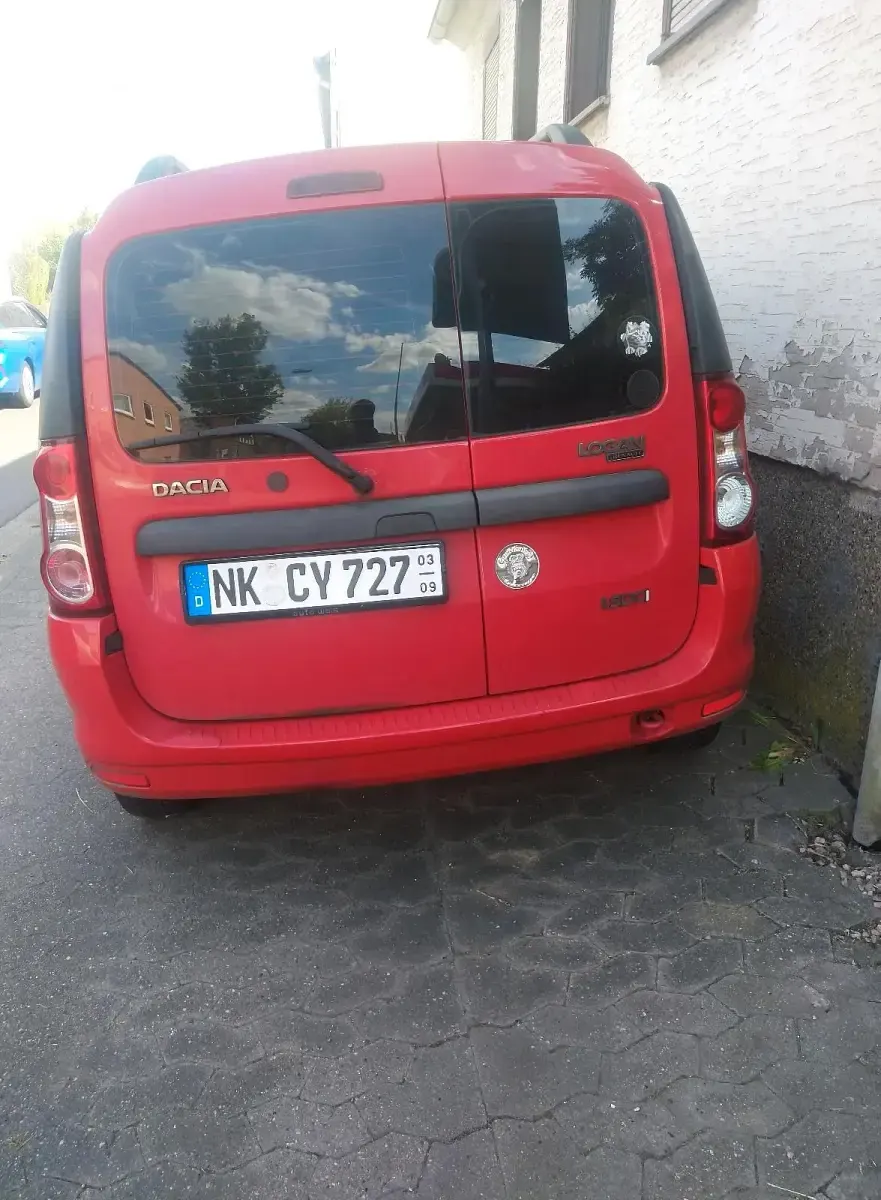 Gebraucht Dacia Logan 88 PS (64 kW) 2009 Rot Kombi