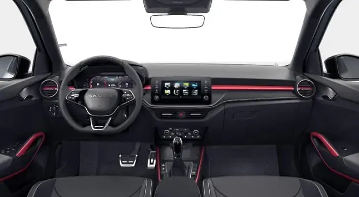 Neu Skoda Fabia Monte Carlo 116 PS (85 kW) 2026 Velvetrot metallic / blackmagic perleffekt Kleinwagen