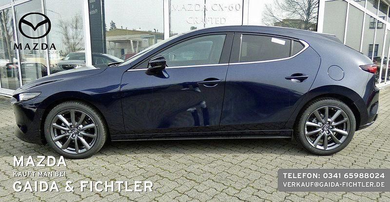 Neu Mazda 3 Exclusive-Line 140 PS (102 kW) 2026 Blau Limousine