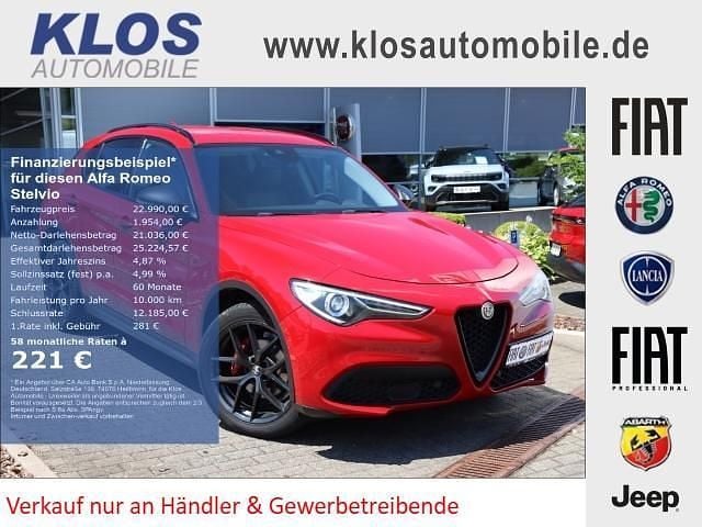 Rot Gebraucht 2019 Alfa Romeo Stelvio Tech Edition SUV | 22.990 € (Superpreis) - Bild 1/4